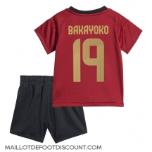 Maillot de football Réplique Belgique Johan Bakayoko #19 Domicile Enfant Europe 2024 Manche Courte (+ Pantalon court)