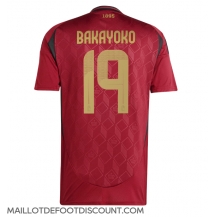 Maillot de football Réplique Belgique Johan Bakayoko #19 Domicile Europe 2024 Manche Courte