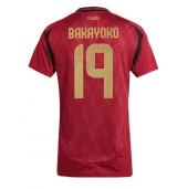 Maillot de football Réplique Belgique Johan Bakayoko #19 Domicile Femme Europe 2024 Manche Courte