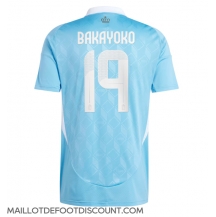 Maillot de football Réplique Belgique Johan Bakayoko #19 Extérieur Europe 2024 Manche Courte