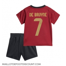 Maillot de football Réplique Belgique Kevin De Bruyne #7 Domicile Enfant Europe 2024 Manche Courte (+ Pantalon court)