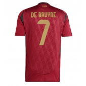 Maillot de football Réplique Belgique Kevin De Bruyne #7 Domicile Europe 2024 Manche Courte