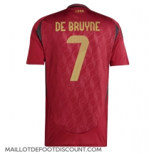 Maillot de football Réplique Belgique Kevin De Bruyne #7 Domicile Europe 2024 Manche Courte