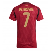 Maillot de football Réplique Belgique Kevin De Bruyne #7 Domicile Femme Europe 2024 Manche Courte