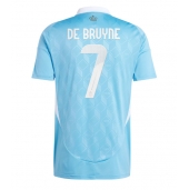 Maillot de football Réplique Belgique Kevin De Bruyne #7 Extérieur Europe 2024 Manche Courte