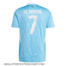 Maillot de football Réplique Belgique Kevin De Bruyne #7 Extérieur Europe 2024 Manche Courte