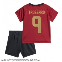 Maillot de football Réplique Belgique Leandro Trossard #9 Domicile Enfant Europe 2024 Manche Courte (+ Pantalon court)