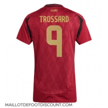 Maillot de football Réplique Belgique Leandro Trossard #9 Domicile Femme Europe 2024 Manche Courte