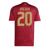 Maillot de football Réplique Belgique Lois Openda #20 Domicile Europe 2024 Manche Courte