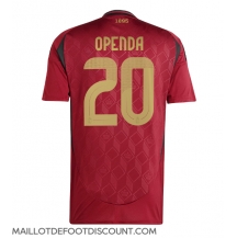 Maillot de football Réplique Belgique Lois Openda #20 Domicile Europe 2024 Manche Courte