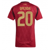 Maillot de football Réplique Belgique Lois Openda #20 Domicile Femme Europe 2024 Manche Courte