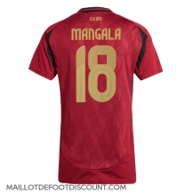 Maillot de football Réplique Belgique Orel Mangala #18 Domicile Femme Europe 2024 Manche Courte