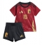 Maillot de football Réplique Belgique Romelu Lukaku #10 Domicile Enfant Europe 2024 Manche Courte (+ Pantalon court)