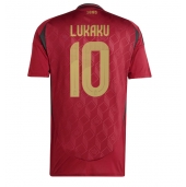 Maillot de football Réplique Belgique Romelu Lukaku #10 Domicile Europe 2024 Manche Courte