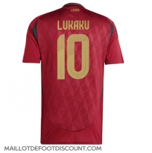 Maillot de football Réplique Belgique Romelu Lukaku #10 Domicile Europe 2024 Manche Courte