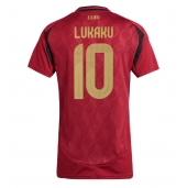 Maillot de football Réplique Belgique Romelu Lukaku #10 Domicile Femme Europe 2024 Manche Courte