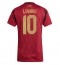 Maillot de football Réplique Belgique Romelu Lukaku #10 Domicile Femme Europe 2024 Manche Courte