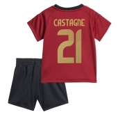 Maillot de football Réplique Belgique Timothy Castagne #21 Domicile Enfant Europe 2024 Manche Courte (+ Pantalon court)