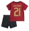 Maillot de football Réplique Belgique Timothy Castagne #21 Domicile Enfant Europe 2024 Manche Courte (+ Pantalon court)