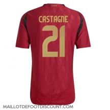 Maillot de football Réplique Belgique Timothy Castagne #21 Domicile Europe 2024 Manche Courte