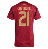 Maillot de football Réplique Belgique Timothy Castagne #21 Domicile Femme Europe 2024 Manche Courte