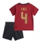 Maillot de football Réplique Belgique Wout Faes #4 Domicile Enfant Europe 2024 Manche Courte (+ Pantalon court)