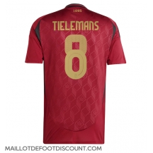 Maillot de football Réplique Belgique Youri Tielemans #8 Domicile Europe 2024 Manche Courte