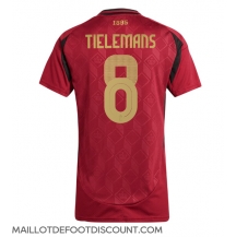 Maillot de football Réplique Belgique Youri Tielemans #8 Domicile Femme Europe 2024 Manche Courte