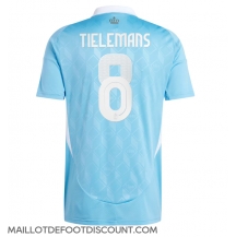 Maillot de football Réplique Belgique Youri Tielemans #8 Extérieur Europe 2024 Manche Courte