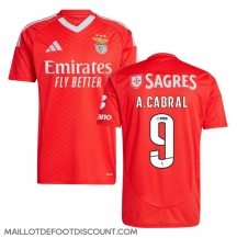 Maillot de football Réplique Benfica Arthur Cabral #9 Domicile 2024-25 Manche Courte