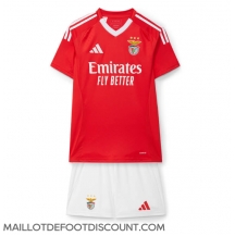 Maillot de football Réplique Benfica Domicile Enfant 2024-25 Manche Courte (+ Pantalon court)