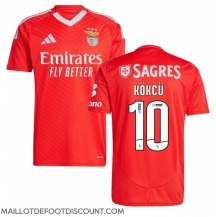 Maillot de football Réplique Benfica Orkun Kokcu #10 Domicile 2024-25 Manche Courte