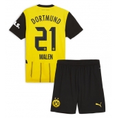 Maillot de football Réplique Borussia Dortmund Donyell Malen #21 Domicile Enfant 2024-25 Manche Courte (+ Pantalon court)