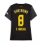 Maillot de football Réplique Borussia Dortmund Felix Nmecha #8 Extérieur Femme 2024-25 Manche Courte