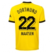 Maillot de football Réplique Borussia Dortmund Ian Maatsen #22 Domicile 2023-24 Manche Courte