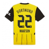 Maillot de football Réplique Borussia Dortmund Ian Maatsen #22 Domicile 2024-25 Manche Courte