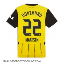 Maillot de football Réplique Borussia Dortmund Ian Maatsen #22 Domicile 2024-25 Manche Courte