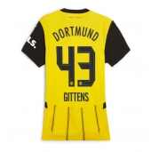 Maillot de football Réplique Borussia Dortmund Jamie Bynoe-Gittens #43 Domicile Femme 2024-25 Manche Courte