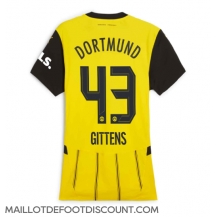 Maillot de football Réplique Borussia Dortmund Jamie Bynoe-Gittens #43 Domicile Femme 2024-25 Manche Courte