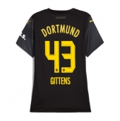 Maillot de football Réplique Borussia Dortmund Jamie Bynoe-Gittens #43 Extérieur Femme 2024-25 Manche Courte