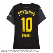 Maillot de football Réplique Borussia Dortmund Julian Brandt #10 Extérieur Femme 2024-25 Manche Courte