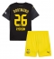 Maillot de football Réplique Borussia Dortmund Julian Ryerson #26 Extérieur Enfant 2024-25 Manche Courte (+ Pantalon court)