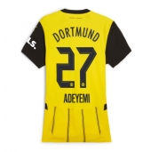 Maillot de football Réplique Borussia Dortmund Karim Adeyemi #27 Domicile Femme 2024-25 Manche Courte