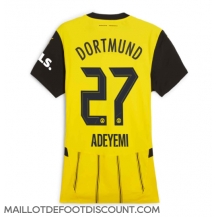 Maillot de football Réplique Borussia Dortmund Karim Adeyemi #27 Domicile Femme 2024-25 Manche Courte