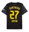 Maillot de football Réplique Borussia Dortmund Karim Adeyemi #27 Extérieur 2024-25 Manche Courte