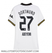 Maillot de football Réplique Borussia Dortmund Karim Adeyemi #27 Troisième Femme 2024-25 Manche Courte