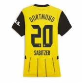 Maillot de football Réplique Borussia Dortmund Marcel Sabitzer #20 Domicile Femme 2024-25 Manche Courte