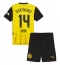 Maillot de football Réplique Borussia Dortmund Maximilian Beier #14 Domicile Enfant 2024-25 Manche Courte (+ Pantalon court)