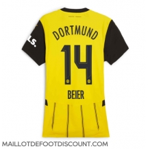 Maillot de football Réplique Borussia Dortmund Maximilian Beier #14 Domicile Femme 2024-25 Manche Courte