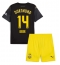 Maillot de football Réplique Borussia Dortmund Maximilian Beier #14 Extérieur Enfant 2024-25 Manche Courte (+ Pantalon court)